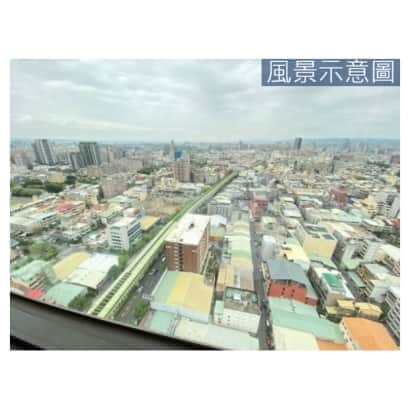 市府捷運-世紀之頂高樓層四房雙平車視野